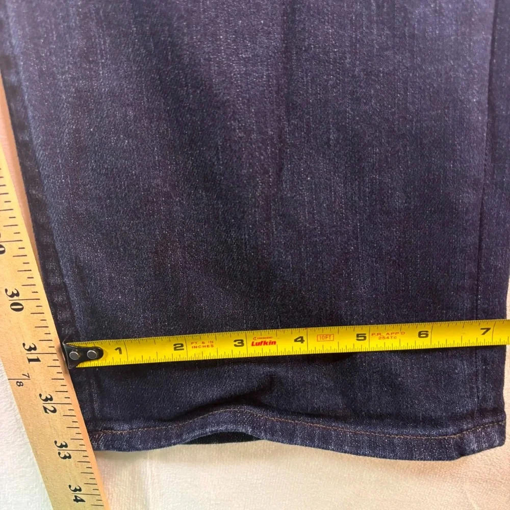 Polo Ralph Lauren Mens Dark Wash Denim Jeans Size 34 x 34 Stretch Straight Leg